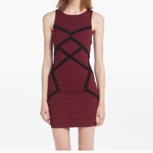 Maje Destinee Two Toned Bodycon Dress 3